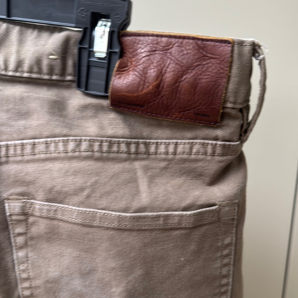All Saints Cigarette Brown Slim Fit Jeans with Classic Denim Texture - Picture 8 of 10
